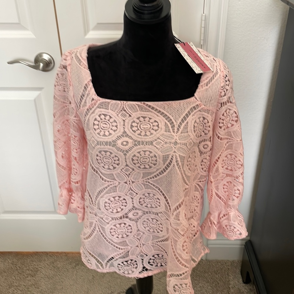 Andrew lace top